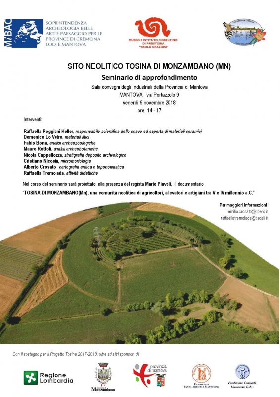 Sito neolitico Tosina di Monzambano - seminario di approfondimento