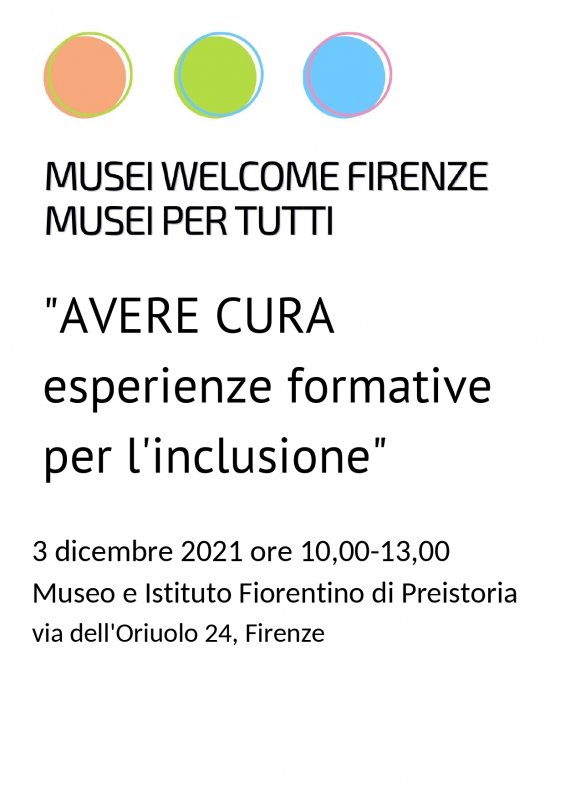 AVERE CURA esperienze formative per l'inclusione