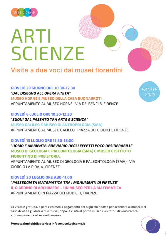 Arti e Scienze. Visite a due voci dai musei fiorentini