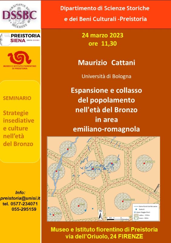 SEMINARIO  Strategie insediative e culture nell’età del Bronzo