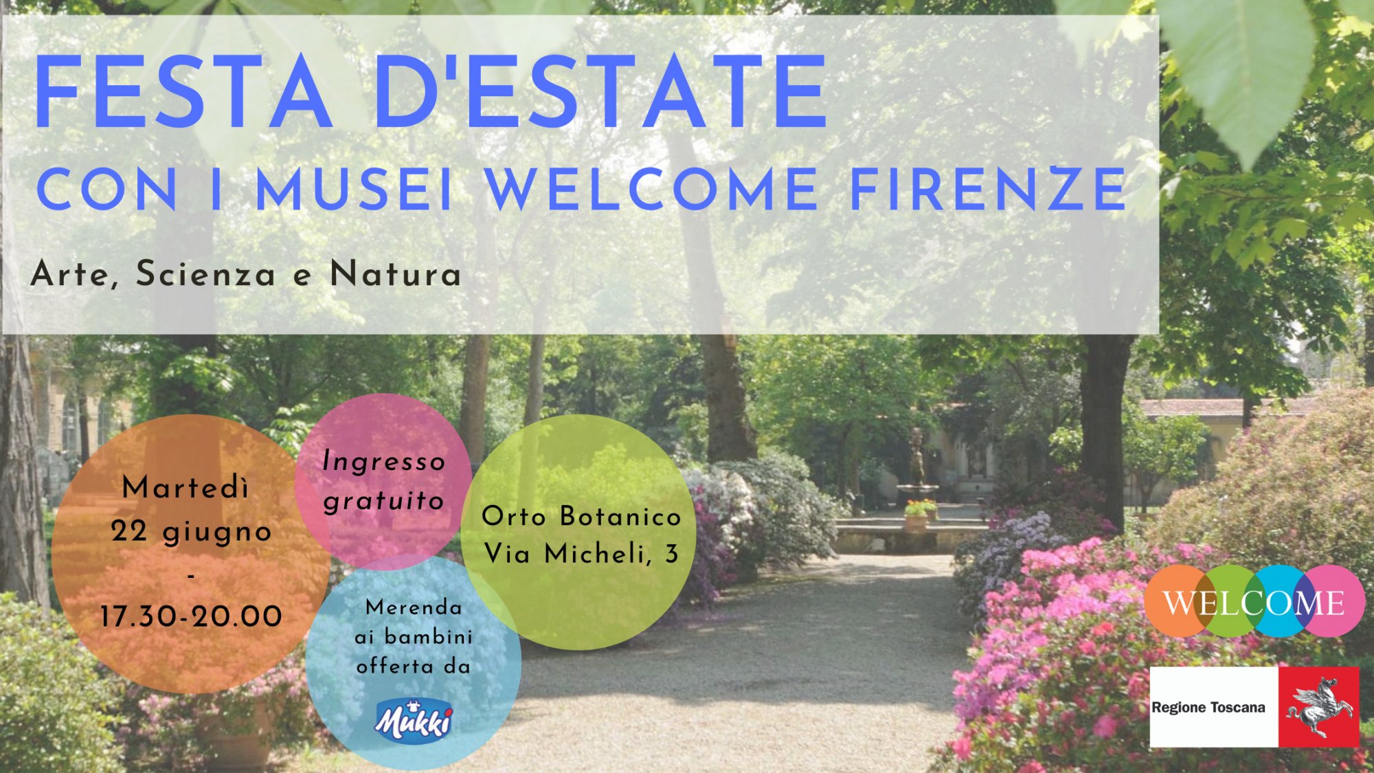 Festa d'estate con i Musei Welcome Firenze