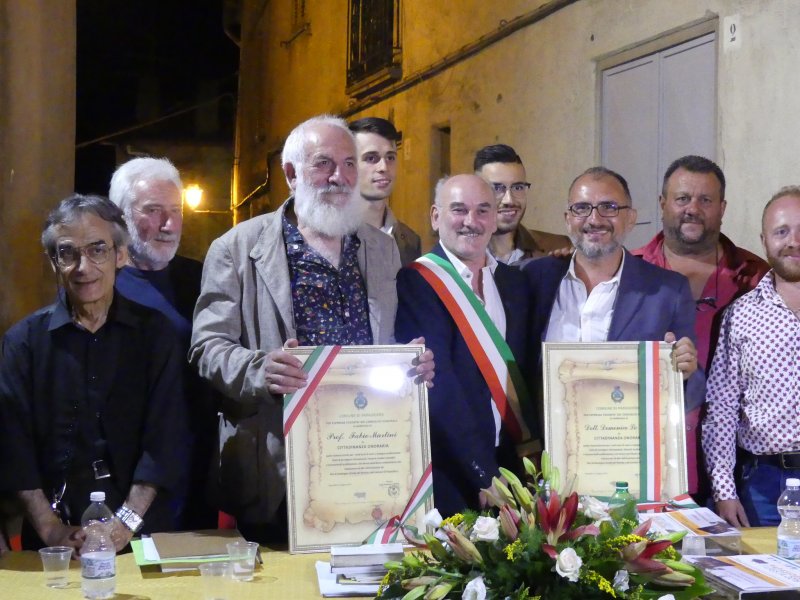 Conferimento della cittadinanza onoraria del Comune di Papasidero ai proff. Fabio Martini e Domenico Lo Vetro