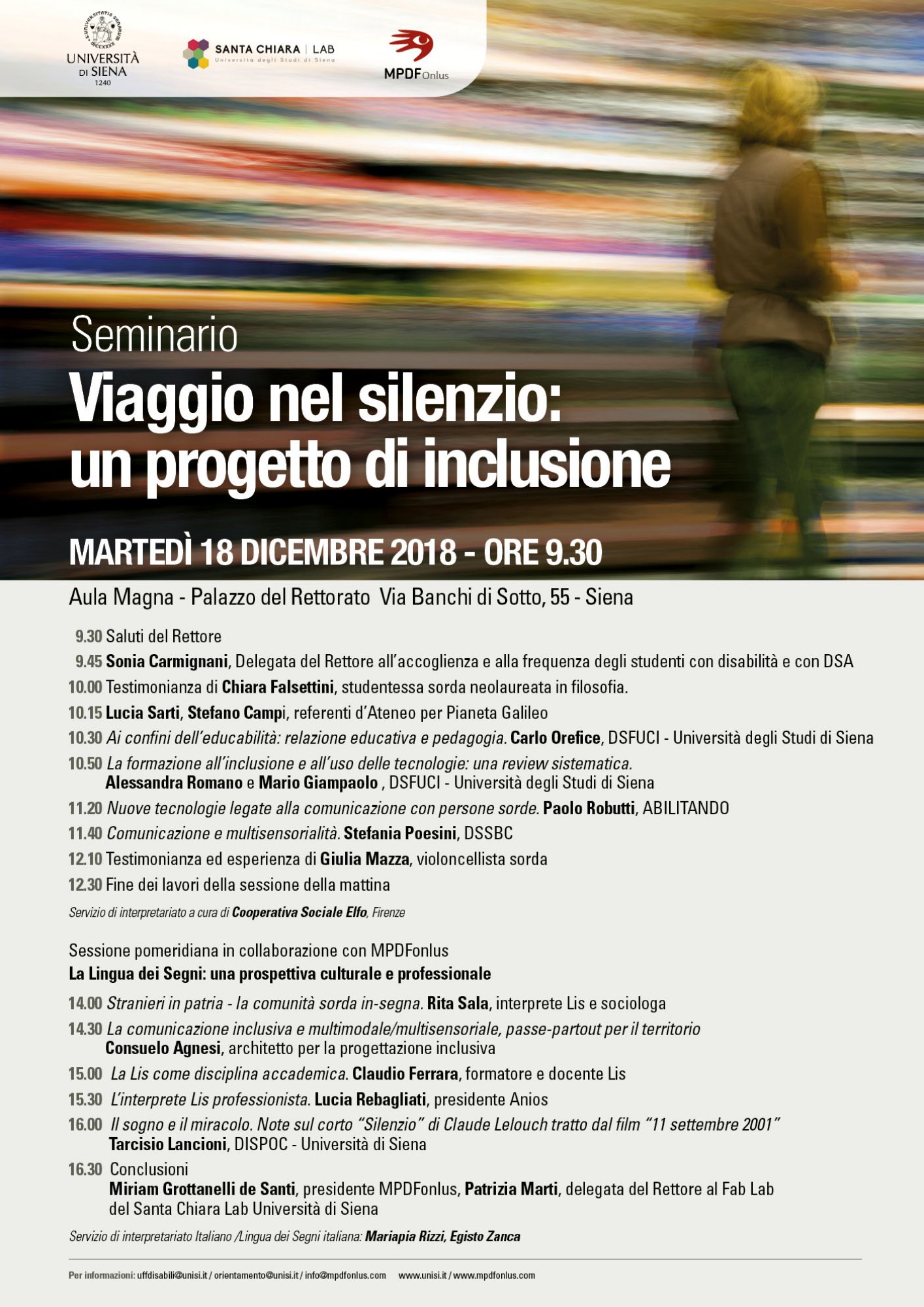 Viaggio nel silenzio. Un progetto di inclusione