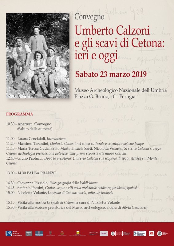 Umberto Calzoni e gli scavi di Cetona: ieri e oggi
