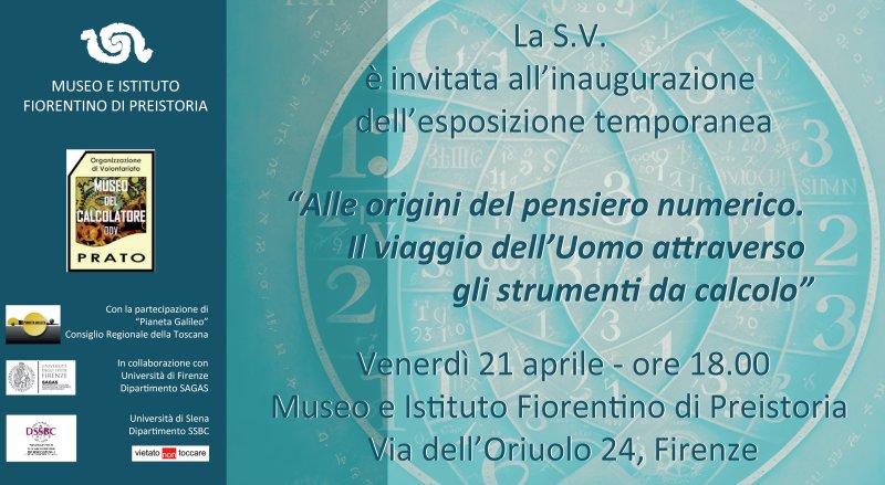 Alle origini del pensiero numerico. Il viaggio dell’Uomo attraverso gli strumenti da calcolo