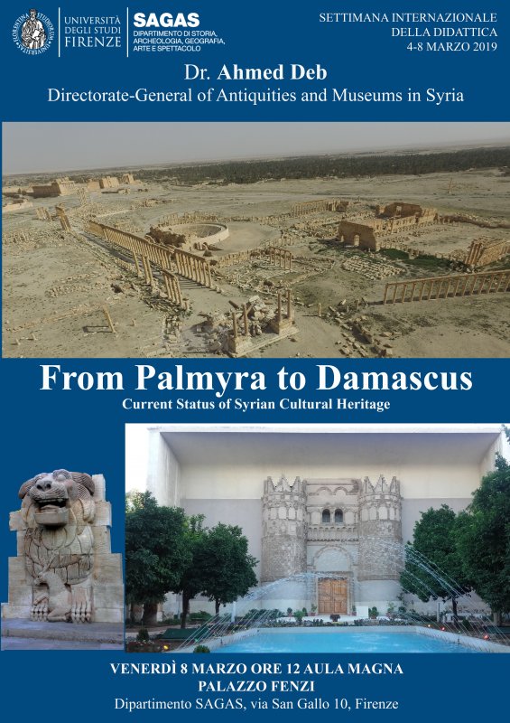 FROM PALMYRA TO DAMASCUS Current Status of Syrian Cultural Heritage